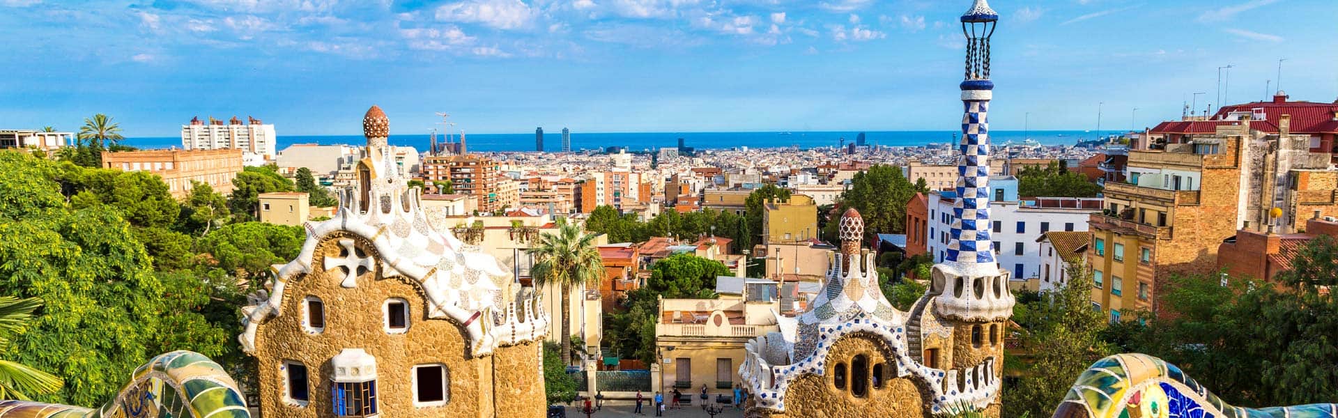 Der Park Guell In Barcelona Ist Weltkulturerbes Der Unesco